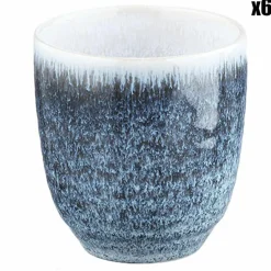 Online Bjorn 6 Tasses Cosmos bleu/blanc nacré - 15 cl