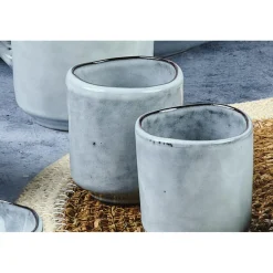Bjorn 6 Tasses en Grès Cloud gris clair - 12 cl