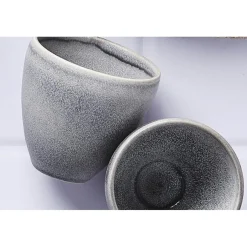 Bjorn 6 Tasses en Grès Stone gris clair - 15 cl