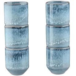 Discount Bjorn 6 Tasses Genesis bleues - 8 cl