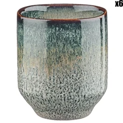 Bjorn 6 Tasses Genesis bleu/gris/kaki - 8 cl