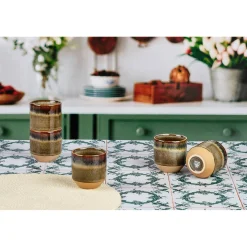 Best Bjorn 6 Tasses Genesis marron volcanique - 15 cl