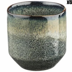 Hot Bjorn 6 Tasses Genesis bleu/gris kaki - 15 cl