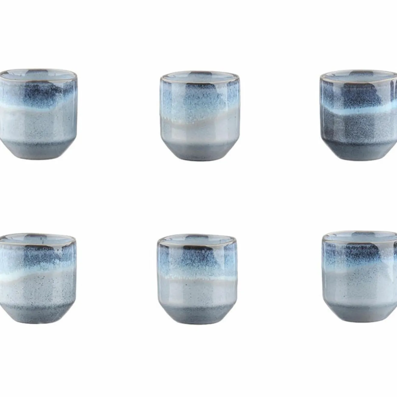 Bjorn 6 Tasses Genesis bleus - 15 cl