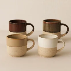 Best Novastyl 8 Tasses Macchiato10Cl Autres Céramiques4 Couleurs Assorties