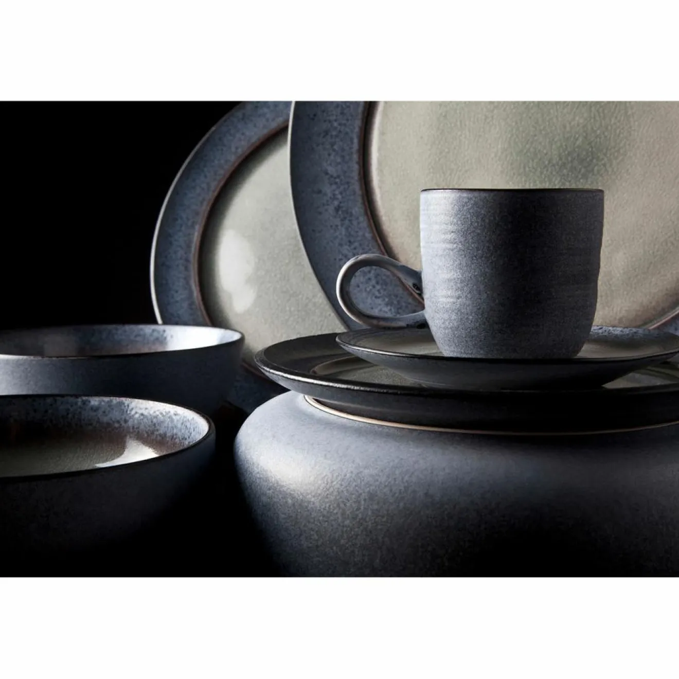 Cosy & Trendy 6 Tasses Provence vertes - 7.5x11x6.5 cm