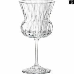 Bormioli 6 Verres à Cocktail Bloom transparents - 24.5cl