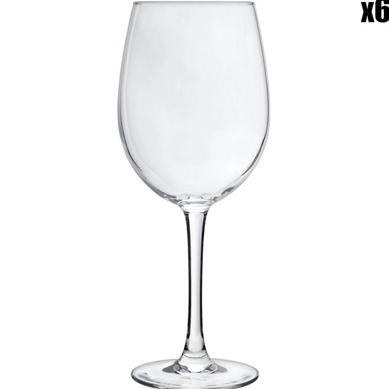 Hot Cosy & Trendy 6 Verres à vin Cosy moments transparents - 36 cl