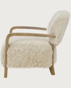 Uniqka Anna - Fauteuil en bois massif