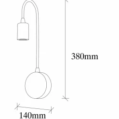 Discount Sheen Applique murale Baston vintage - 10x14x38 cm