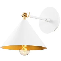 Opviq Applique murale Berceste blanc - 19x26x20cm