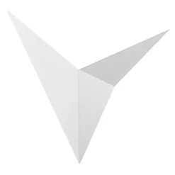 New Opviq Applique Murale Bird 3202 blanche - H.34x34x5 cm