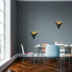 Outlet Opviq Applique Murale Bird 3201 noire - H.34x34x5 cm