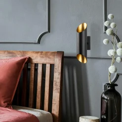 Sheen Applique murale Cut noire - D.8x12x30 cm