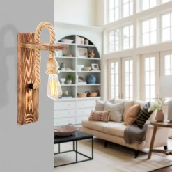 Opviq Applique murale Erebos bois - 11x18x40cm