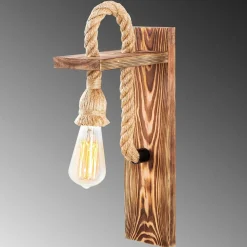 Opviq Applique murale Erebos bois - 11x18x40cm