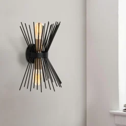 Hot Opviq Applique Murale Kirpi noire - 23x16x33 cm