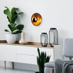 Opviq Applique murale Kurt bronze - D.38x31 cm