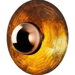 Opviq Applique murale Kurt bronze - D.38x31 cm