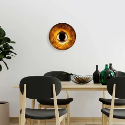 Opviq Applique murale Kurt bronze - D.38x31 cm