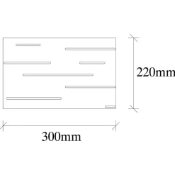 Opviq Applique murale Lighty vintage - 30x10x22 cm