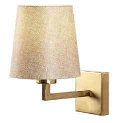 New Opviq Applique murale Profil doré/crème - 18x24x30 cm