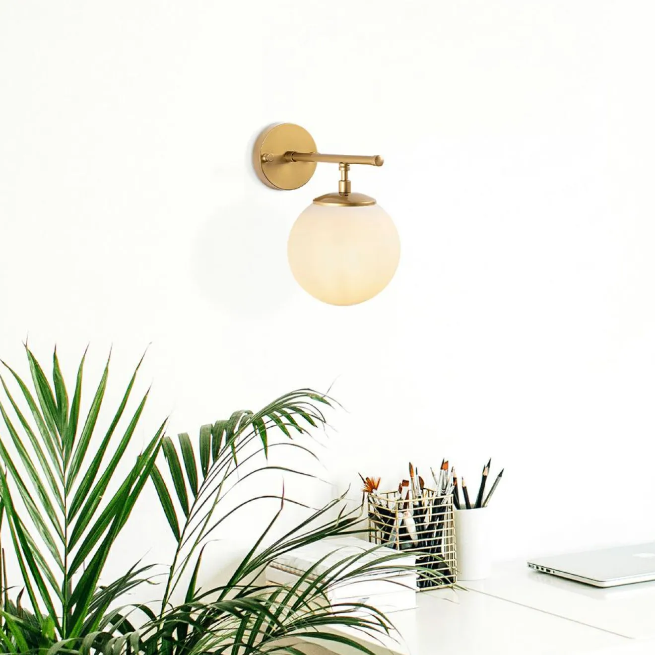 Sale Sheen Applique murale Roe dorée - 15x24x24 cm