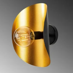 Sale Sheen Applique murale Sivani noir/doré - 17x13x30 cm