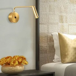 Opviq Applique murale Ugur jaune/noir - 10x27x15 cm