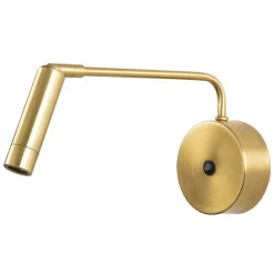 Opviq Applique murale Ugur jaune/noir - 10x27x15 cm