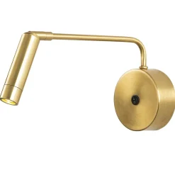 Opviq Applique murale Ugur jaune/noir - 10x27x15 cm