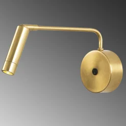 Opviq Applique murale Ugur jaune/noir - 10x27x15 cm