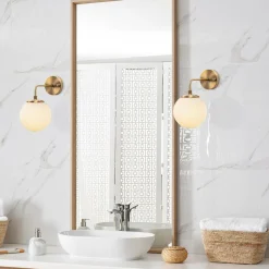 Opviq Applique murale Viran dorée vintage - 15x27x25 cm