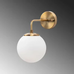 Opviq Applique murale Viran dorée vintage - 15x27x25 cm