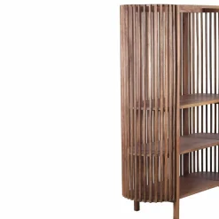 Hot Bois & Chiffons Armoire ajourée manguier boston naturel - 127x50x178 cm