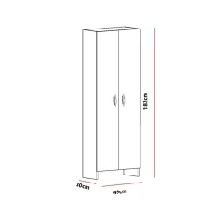 Sale Homitis Armoire Atlantis blanche