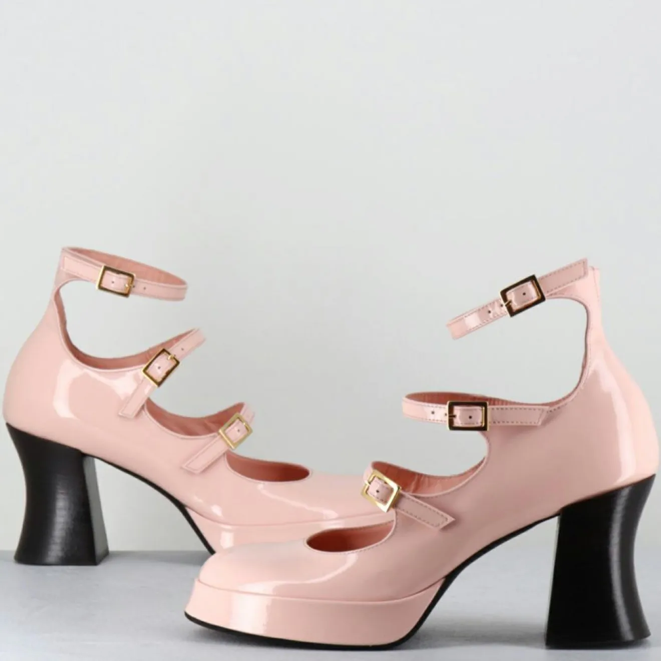 Femme Garrice Lab Babies en Cuir galan roses - Talon : 7.5cm