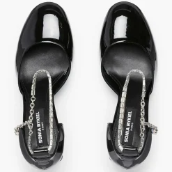 Best Sonia Rykiel Babies en Cuir verni Honfleur noires - Talon 8.5 cm