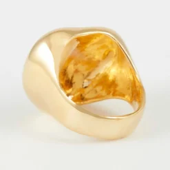 Femme By Rafaella Bague Acamar en Argent doré