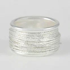 Femme By Rafaella Bague Amos en Argent