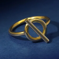 By Rafaella Bague Arion en Argent doré