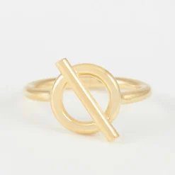 By Rafaella Bague Arion en Argent doré