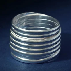 Femme By Rafaella Bague Chara en Argent