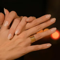 Clearance By Rafaella Bague Chara en Argent doré