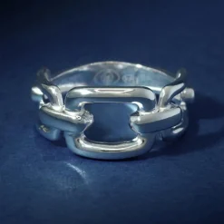 Online By Rafaella Bague Heze en Argent