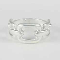Online By Rafaella Bague Heze en Argent