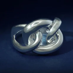 Online By Rafaella Bague Izar en Argent