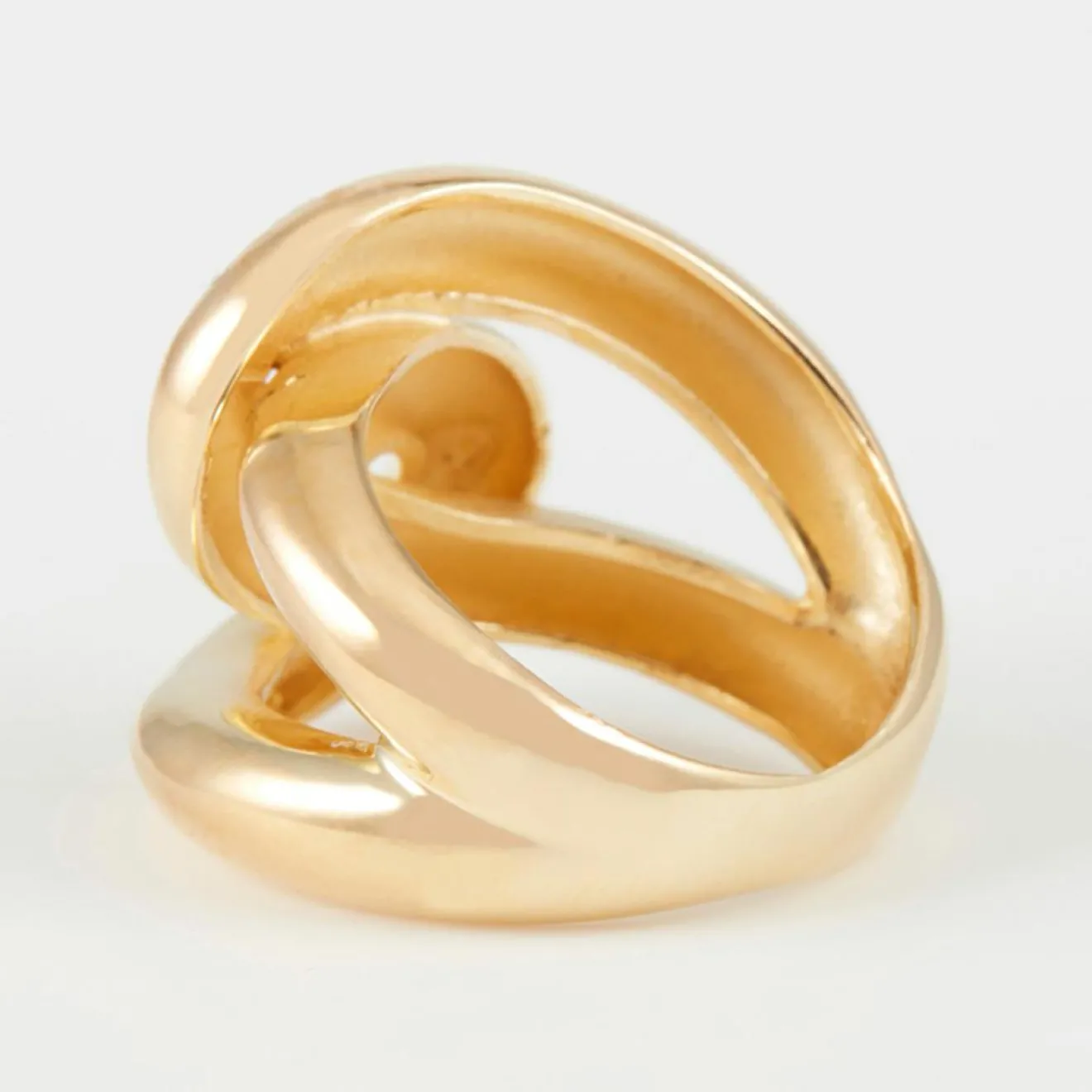 Online By Rafaella Bague Maïa en Argent doré