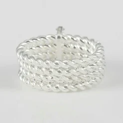 New By Rafaella Bague Mismar en Argent