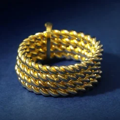 Sale By Rafaella Bague Mismar en Argent doré